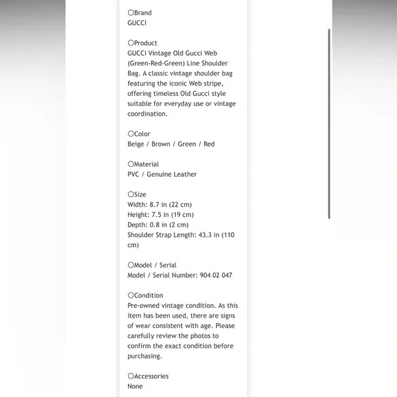 Gucci Beige and Brown Crossbody Bag - Picture 11 of 11